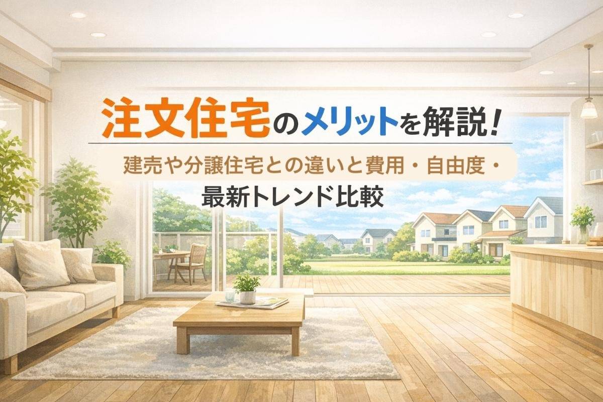 注文住宅のメリットを解説！建売や分譲住宅との違いと費用・自由度・最新トレンド比較 | 健康ニュース | 奈良県の注文住宅でシックハウス対策をお ...