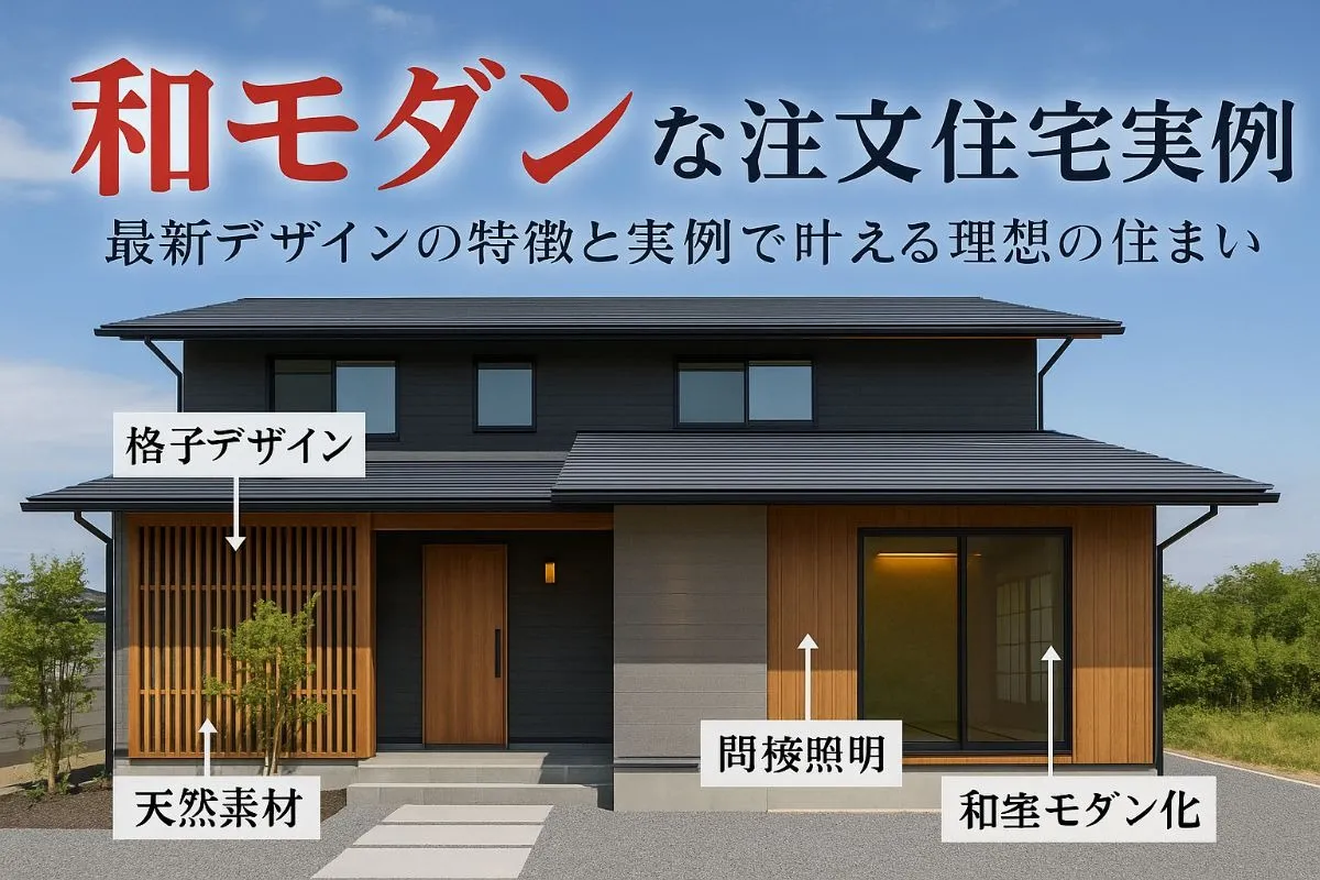 注文住宅で和モダンを叶える理想の家づくり実例と最新デザインポイント徹底解説