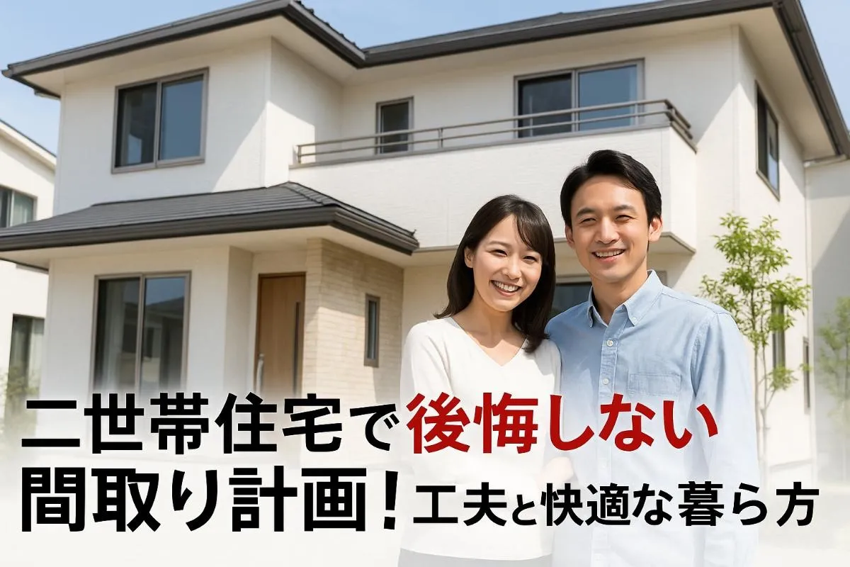 二世帯住宅で後悔しない間取り計画！工夫と快適な暮らし方