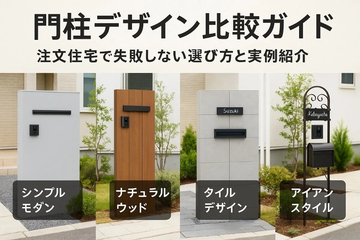 注文住宅の門柱を選ぶ際に失敗しない実例と最新デザイン比較ガイド