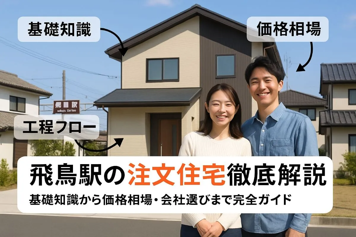 飛鳥駅で注文住宅の基礎知識から価格相場・会社選びまで全工程を徹底解説