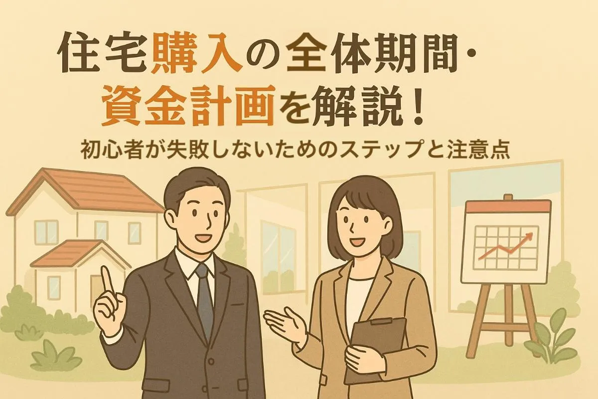 住宅購入の流れと全体期間・資金計画を解説！初心者が失敗しないためのステップと注意点