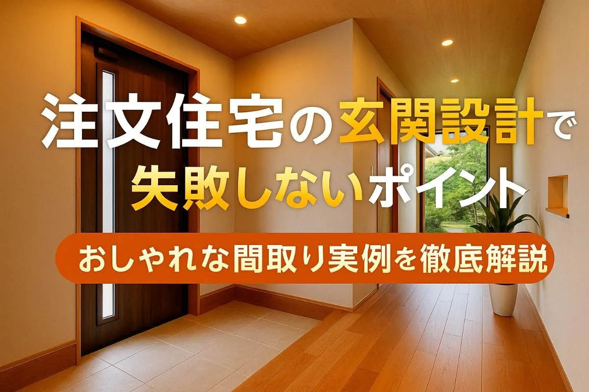 注文住宅の玄関設計で失敗しないポイントとおしゃれな間取り実例を徹底解説