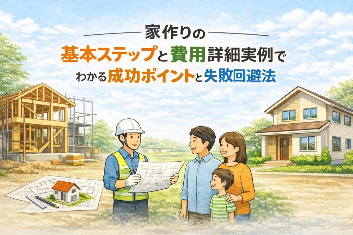 家作りの基本ステップと費用詳細実例でわかる成功ポイントと失敗回避法