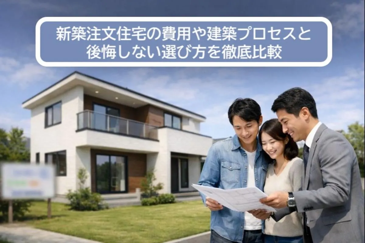 新築注文住宅の費用や建築プロセスと後悔しない選び方を徹底比較