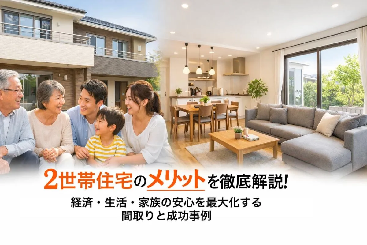 2世帯住宅のメリットを徹底解説｜経済・生活・家族の安心を最大化する間取りと成功事例