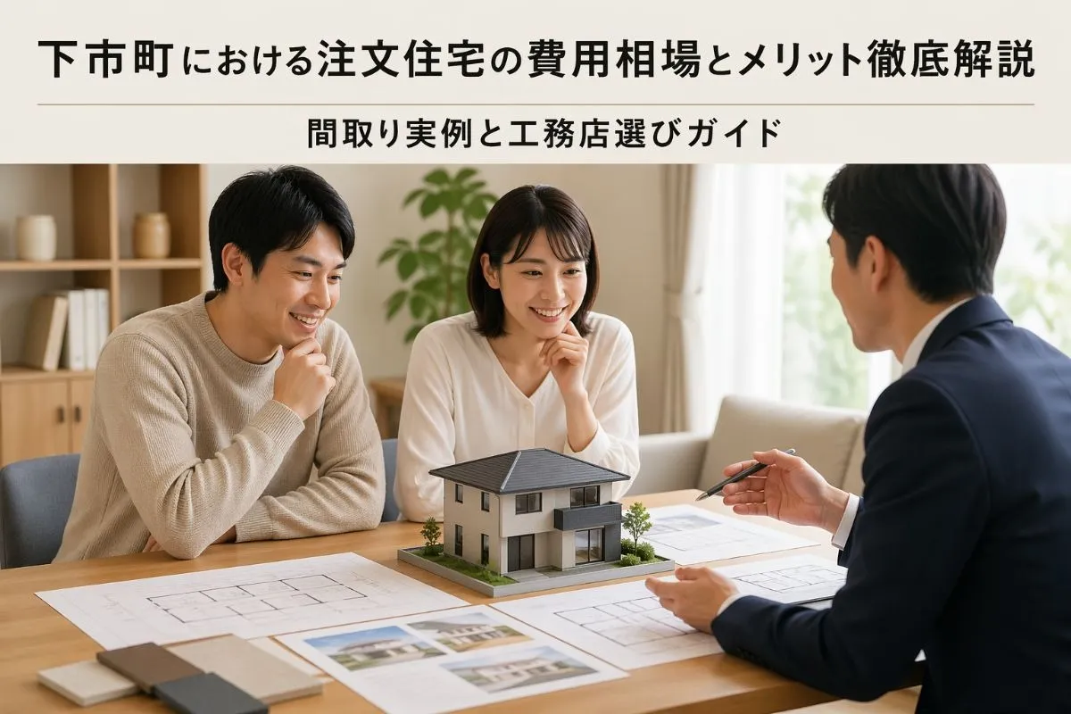下市町における注文住宅の費用相場とメリット徹底解説｜間取り実例と工務店選びガイド