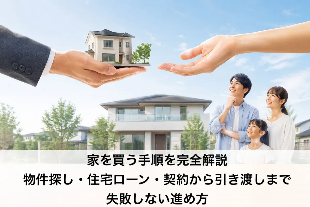 家を買う手順を完全解説｜物件探し・住宅ローン・契約から引き渡しまで失敗しない進め方