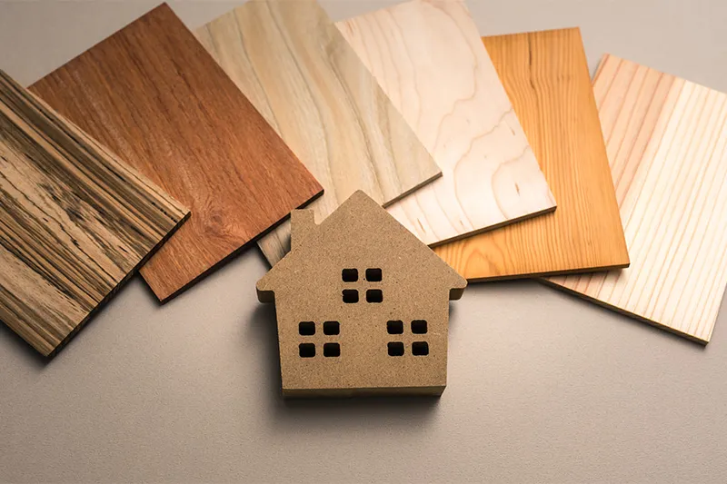 吉野桧や漆喰が生み出す快適な空間