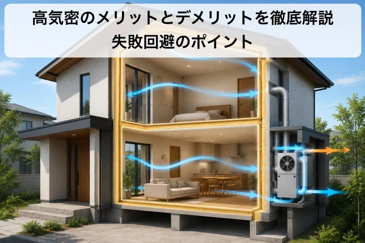 高気密のメリットとデメリットを徹底解説|失敗回避のポイント